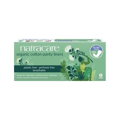 Natracare Panty Liners | Ultra Thin with Organic Cotton Cover